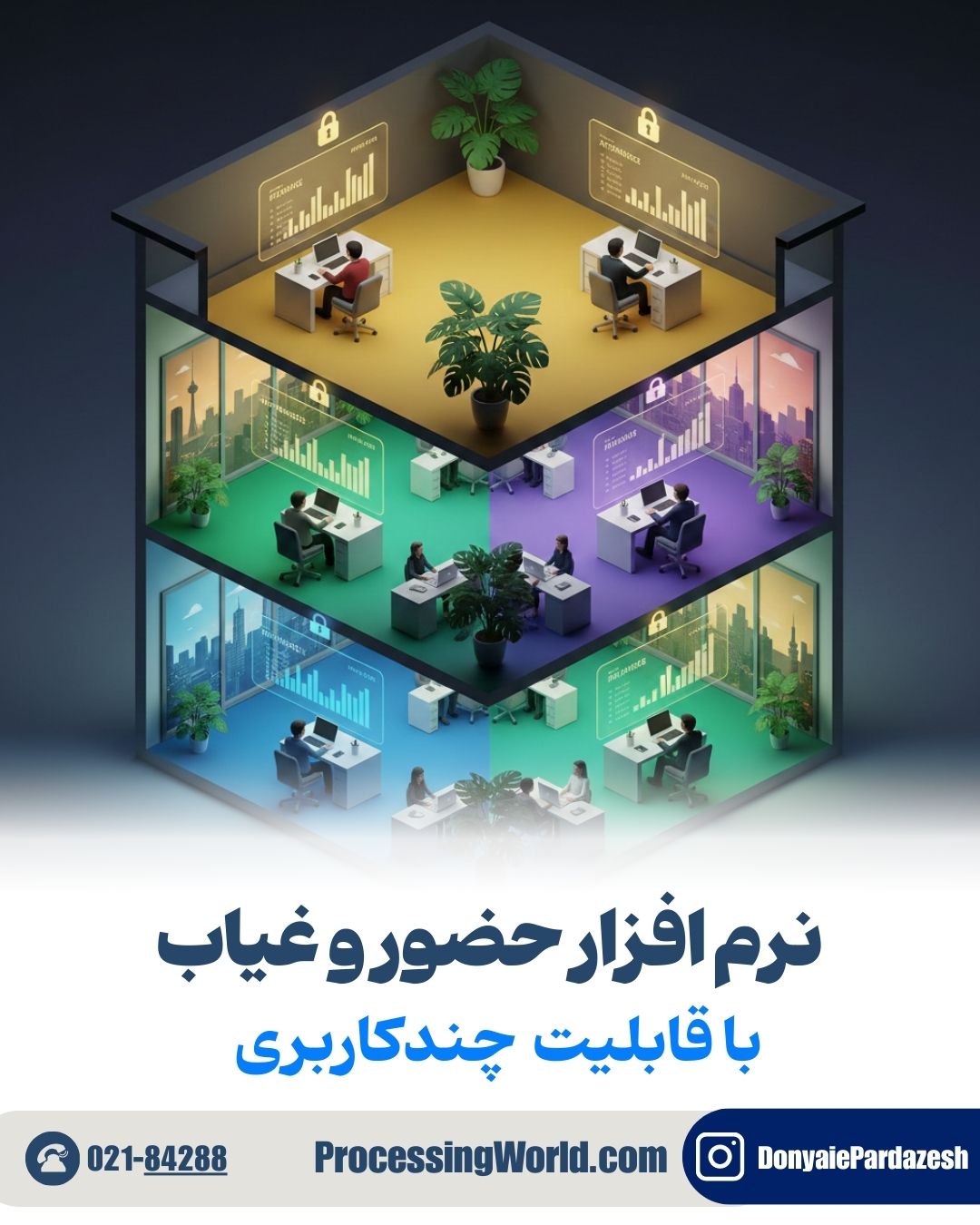 نرم افزار حضور و غیاب چندکاربری